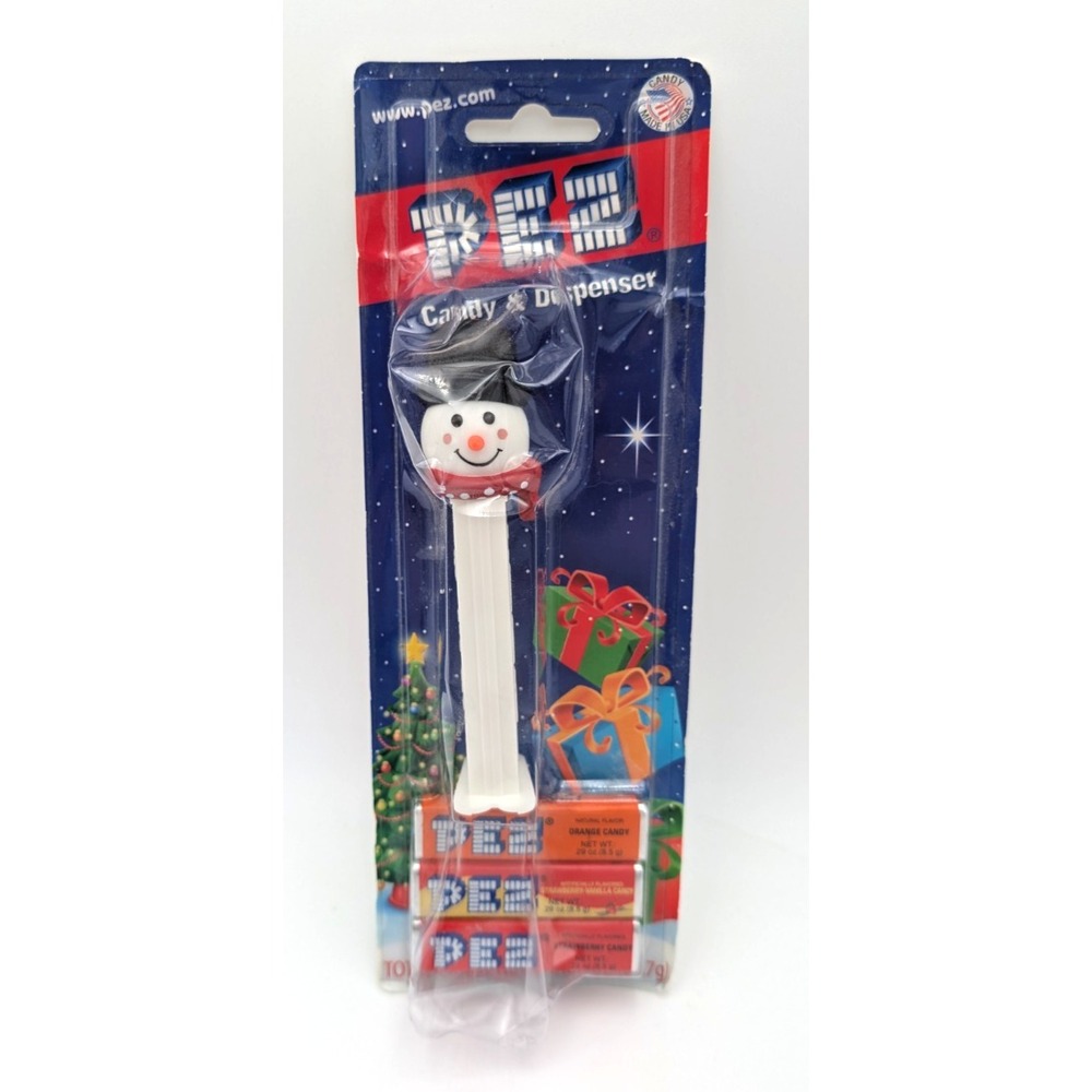 Vintage Pez SNOWMAN Candy Dispenser